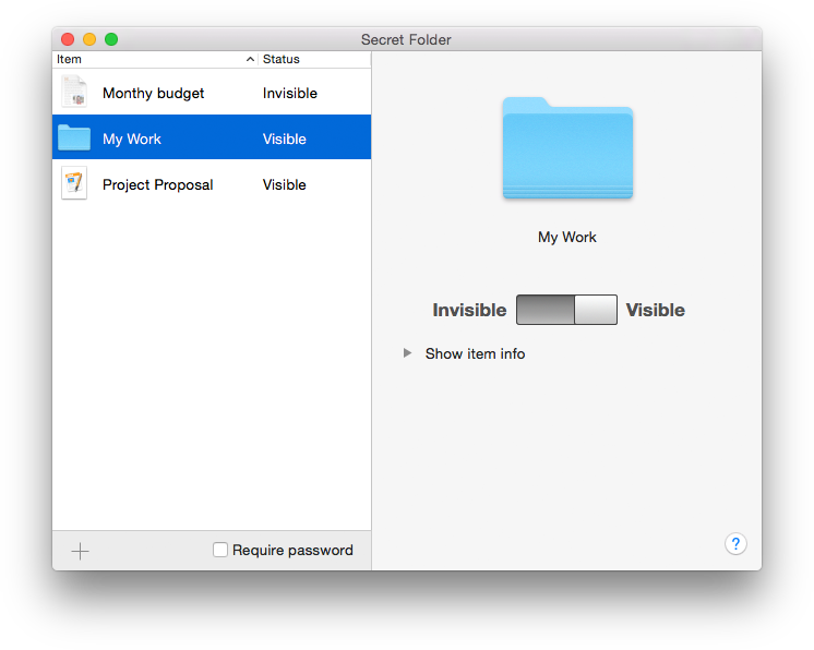 can you password protect a folder mac