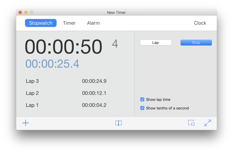 Rally service timer for mac
